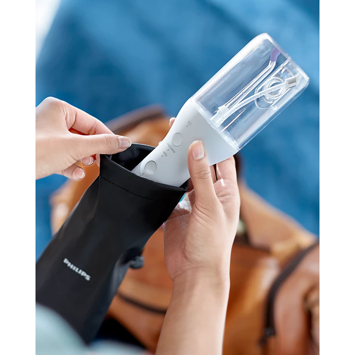 Philips Sonicare Power Flosser 3000 HX3806/3 with three cleaning modes for effective plaque removal and gum care.