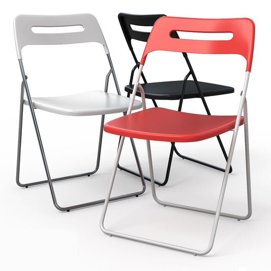 Portable Steel-Plastic Folding Chair: Lightweight, Durable, and Easy to Carry For your home, office, or outdoor events