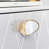 Sleek Crescent Knob Handle for cabinets and furniture with a modern design