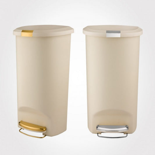 50L rectangular dustbin with pedal for hygienic, hands-free waste disposal in home or office.