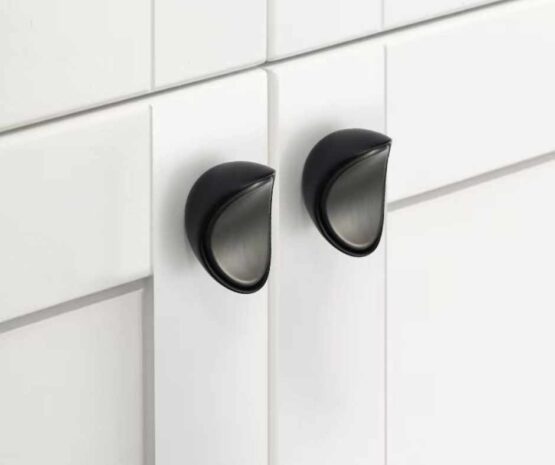 Sleek Crescent Knob Handle for cabinets and furniture with a modern design