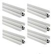 Lucky Extruded Aluminium Alloy Anodised T Slot V Slot Profile Rail Section Extrusion TS-6 2020 V Slot