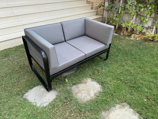 Atis 2 Seater Aluminium Outdoor Patio Sofa