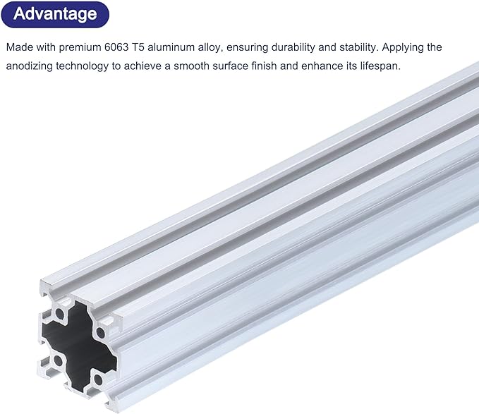 V Slots Lucky Extruded Aluminium Alloy T Slot V Slot Profile Rail Section ...