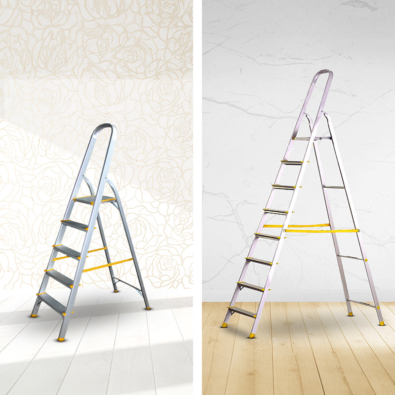 Aluminum Ladder Set: 5 Steps & 8 Steps