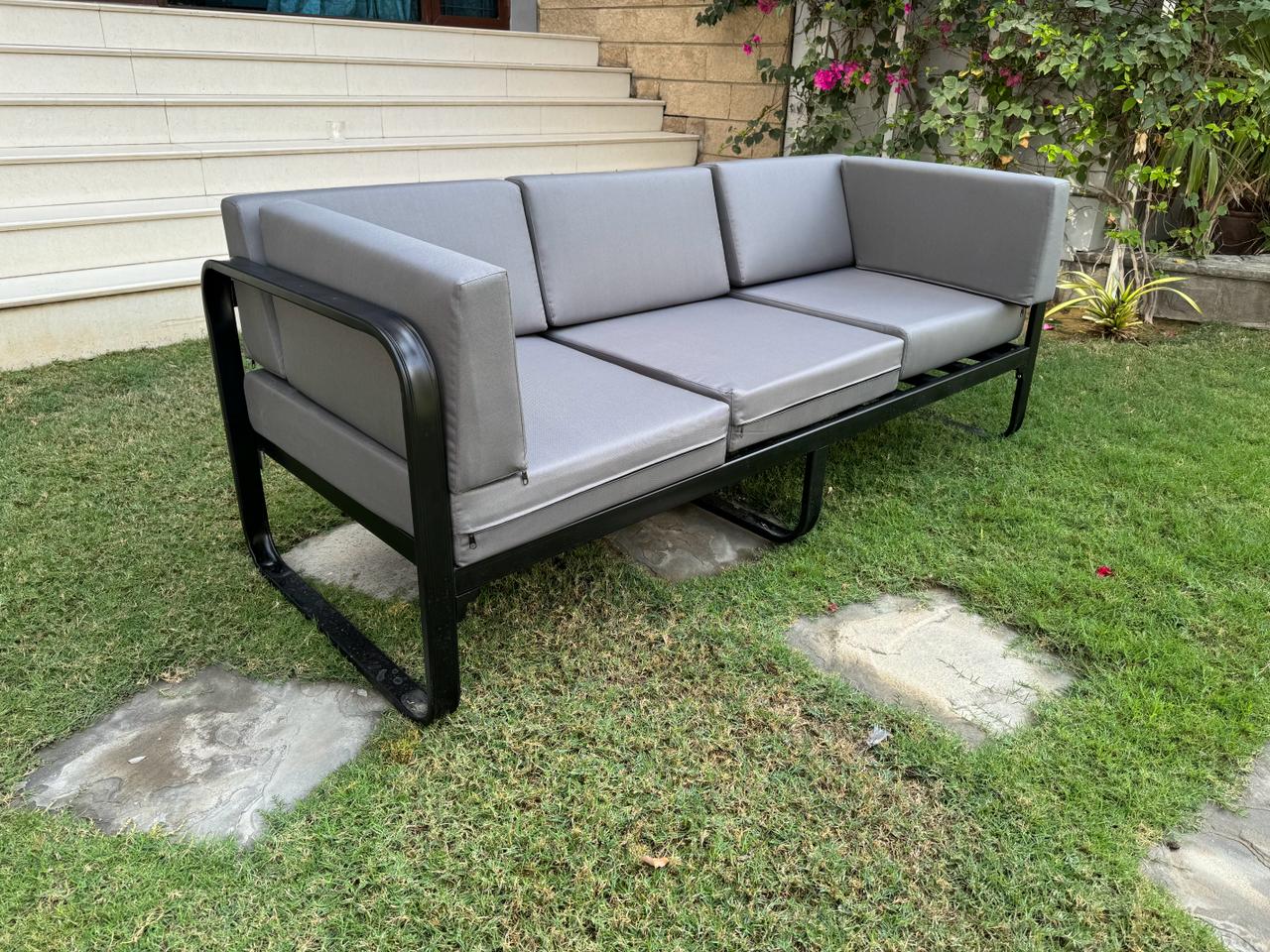 Atis 3 Seater Aluminium Outdoor Patio Sofa