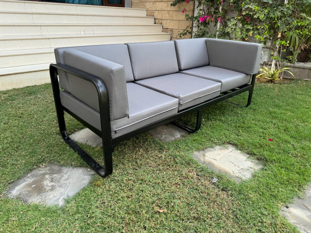 Atis 3 Seater Aluminium Outdoor Patio Sofa – Lucky Home Alu