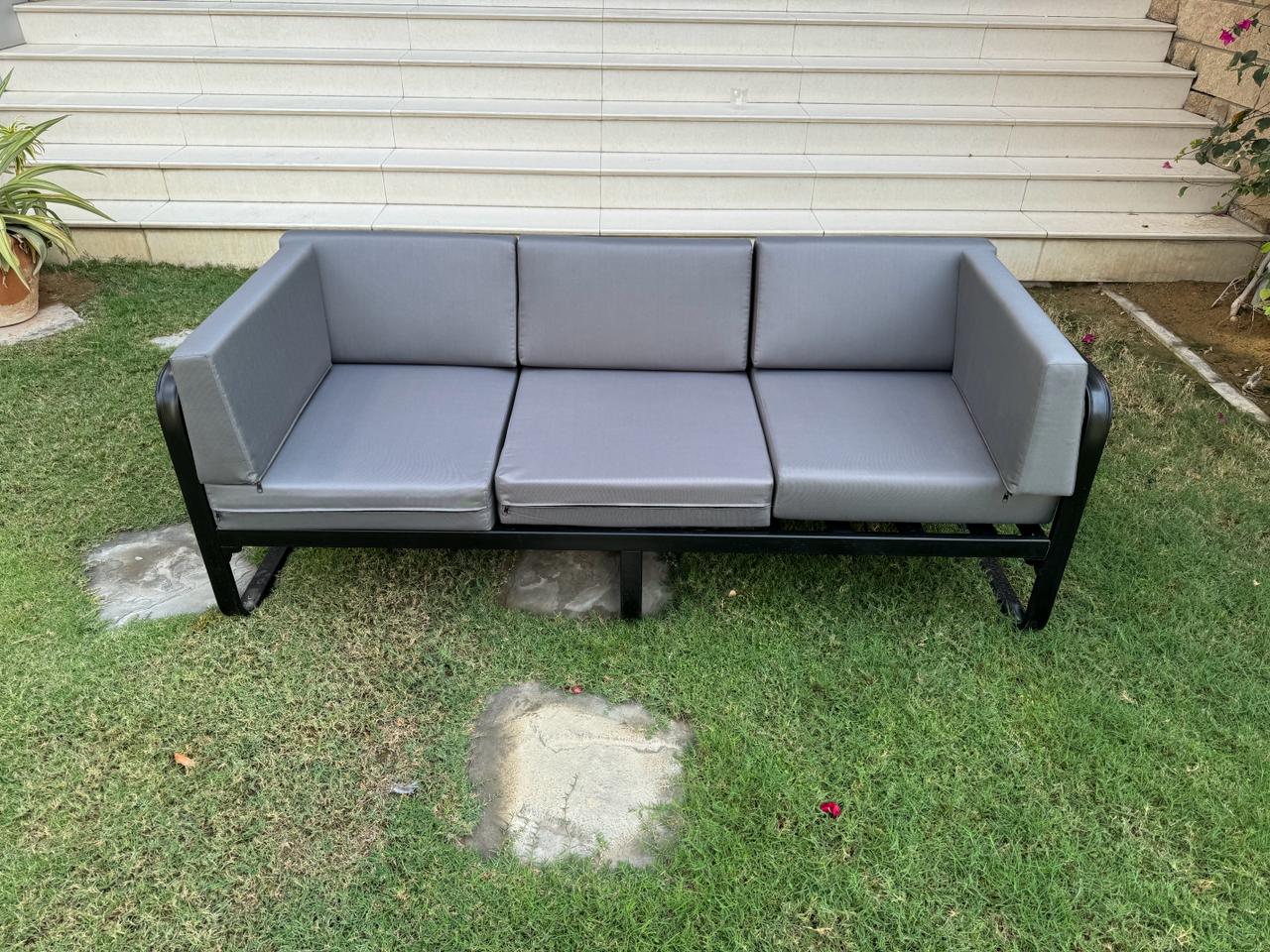 Atis 3 Seater Aluminium Outdoor Patio Sofa