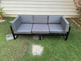 Atis 3 Seater Aluminium Outdoor Patio Sofa