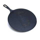 12-inch cast iron Tawa, naturally non-stick, perfect for cooking rotis, parathas, dosas, and more.