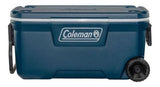 Coleman 100 Quart Xtreme Wheeled Cooler – 94L with 5-Day Ice Retention, Cup Holders, and Have-A-Seat Lid