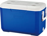 Coleman Cool Box Combo with 46L cooler, 4.7L chiller, and 2L jug, featuring durable insulation and BPA-free design for outdoor adventures