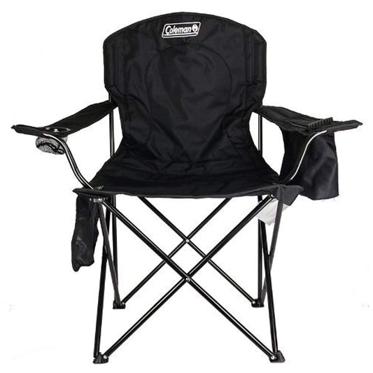 Coleman Quad Chair, Portable Folding Chair with fully cushioned seat and back