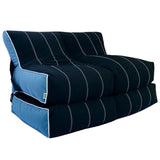 Couples Wallow Flip-Out Sofa Bed, convertible and multi-purpose, offering comfort, style, and versatility with durable stitching and polystyrene bean filling