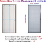 InsectGuard - Aluminium Retractable Screen Door with Pleated Zig Zag Mesh