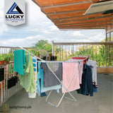 Full Aluminium Cloth Dryer Stand Rust Proof Second Background