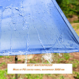 KingCamp XL Rain Tarp, a durable, waterproof, and versatile shelter for outdoor protection against rain, wind, and sun.