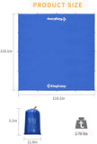 KingCamp XL Rain Tarp, a durable, waterproof, and versatile shelter for outdoor protection against rain, wind, and sun.