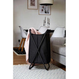 Fabric Laundry Hamper with lid and sturdy handles, dimensions 41 x 71 x 42 cm, modern design suitable for bedroom, bathroom, or laundry room organization."

Let me know if you'd like any changes!