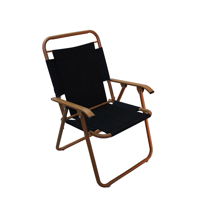 Aluminium Folding Portable Large Chair - Peach Wood Colour