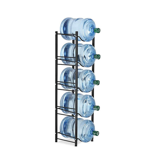 Water Bottle Cooler Holder - Jug Rack For 19 ltrs Water Bottle 5 Tier 5 Gallon Storage Rack