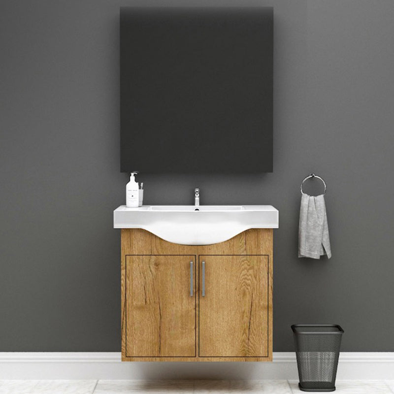 MDF Banyo Bathroom Vanity Cabinet With Sink Bathroom Storage