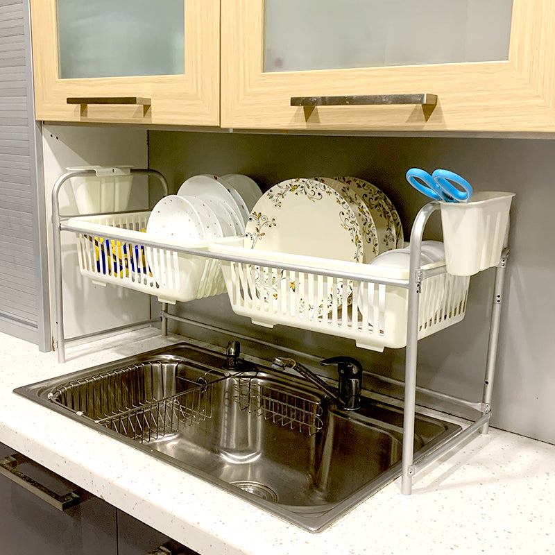 SilverStream™ Aluminium Over The Sink Dish Drying Rack