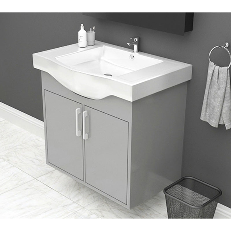 PVC Banyo Bathroom Vanity Cabinet With Sink Bathroom Storage Cabinet