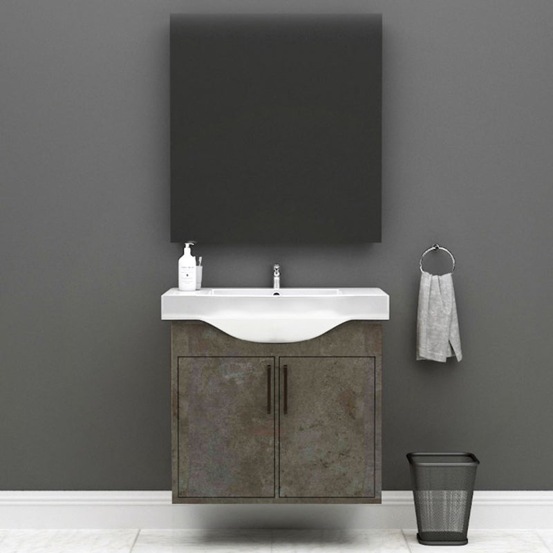 MDF Banyo Bathroom Vanity Cabinet With Sink Bathroom Storage