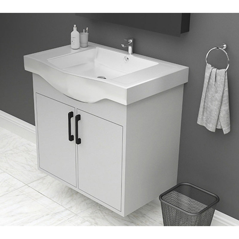 MDF Banyo Bathroom Vanity Cabinet With Sink Bathroom Storage