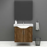 PVC Banyo Bathroom Vanity Cabinet With Sink Bathroom Storage Cabinet