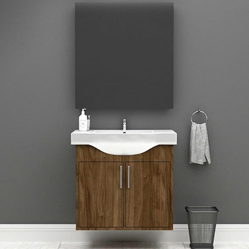 MDF Banyo Bathroom Vanity Cabinet With Sink Bathroom Storage