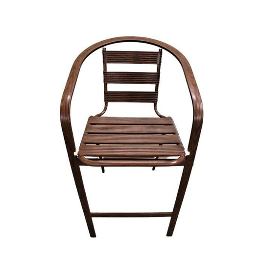 Aluminium High Chair Chocolate Colour Chair