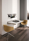 Pull-Out Peninsula Table from a drawer compartment – Space-Saving & Accessible Design