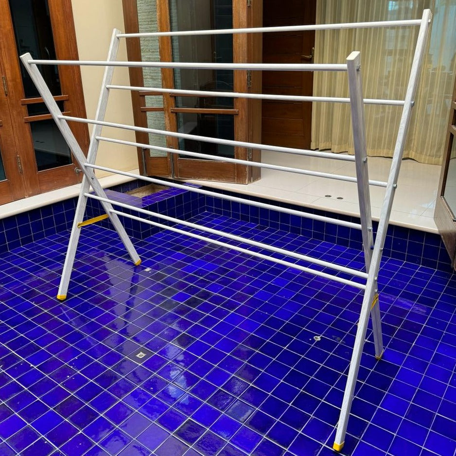 Mega Aluminium Clothes Drying + Hanging Rack Extra Large + Dryer