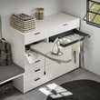 Compact foldable pull-out ironing board for drawer installation