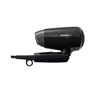 Philips EssentialCare 1200W Hair Dryer BHC010/10 - Compact, foldable design with gentle drying and ThermoProtect