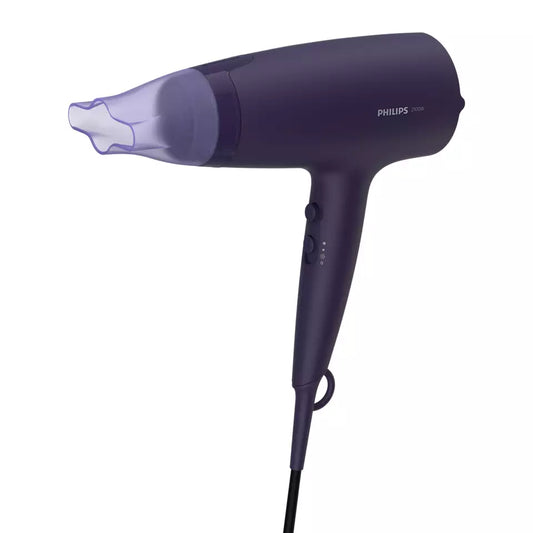 Philips 2100W Hair Dryer BHD340/10 with ThermoProtect, 6 settings, and slim nozzle for precise styling