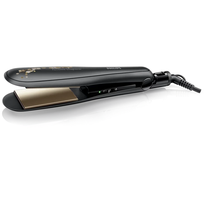 Philips KeraShine Hair Straightener HP8316/00 with keratin-infused ceramic plates, ionic care, and extra-wide plates for smooth, shiny, frizz-free hair