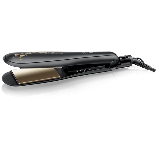 Philips KeraShine Hair Straightener HP8316/00 with keratin-infused ceramic plates, ionic care, and extra-wide plates for smooth, shiny, frizz-free hair