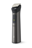 Philips MG7940/15 Series 7000 All-in-One Trimmer with self-sharpening blades, 16 attachments, and a 100% showerproof design for face, hair, and body grooming