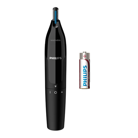 Philips NT1650/16 Nose & Ear Trimmer with PrecisionTrim technology for safe, tug-free grooming