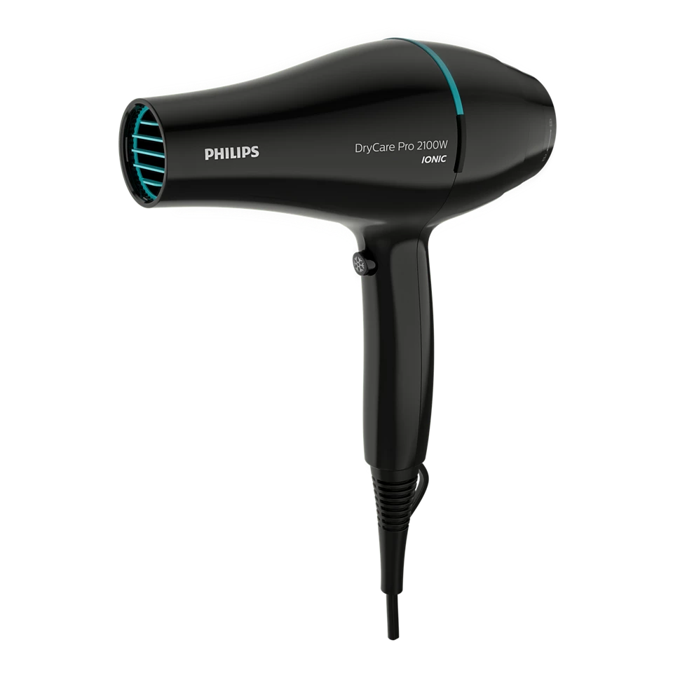 Philips Pro DryCare 2100W Hair Dryer with Ionic Care and ThermoProtect for smooth, shiny hair