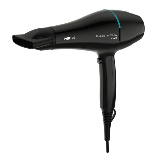 Philips Pro DryCare 2100W Hair Dryer with Ionic Care and ThermoProtect for smooth, shiny hair