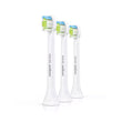 DiamondClean Compact Brush Heads in White with medium bristles for effective oral care