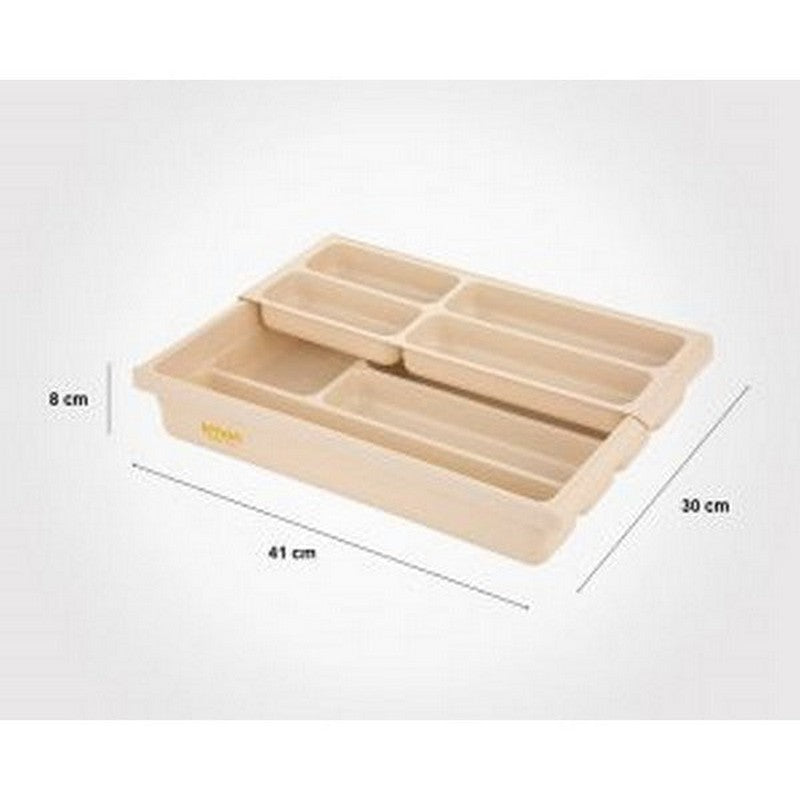 Elegant  Plastic Cutlery Rack with classic design and royal shape, 30x41x8 cm.