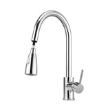 Stylish Kitchen Pull Out Mixer Steel in Brushed Nickel and Black Finish.