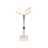 Sleek aluminum Quran stand, adjustable from 18 to 29 inches for versatile useDurable aluminum Quran holder with adjustable height, perfect for reading and display