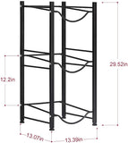 Water Bottle Cooler Holder - Jug Rack For 19 ltrs Water Bottle 3 Tier Rack