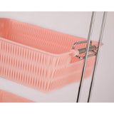 Rectangle onion rack for compact kitchen storage, ideal for organizing vegetables like onions and potatoes.